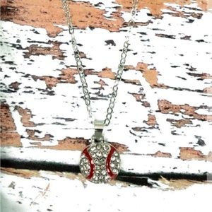 Game Day Baseball Necklace